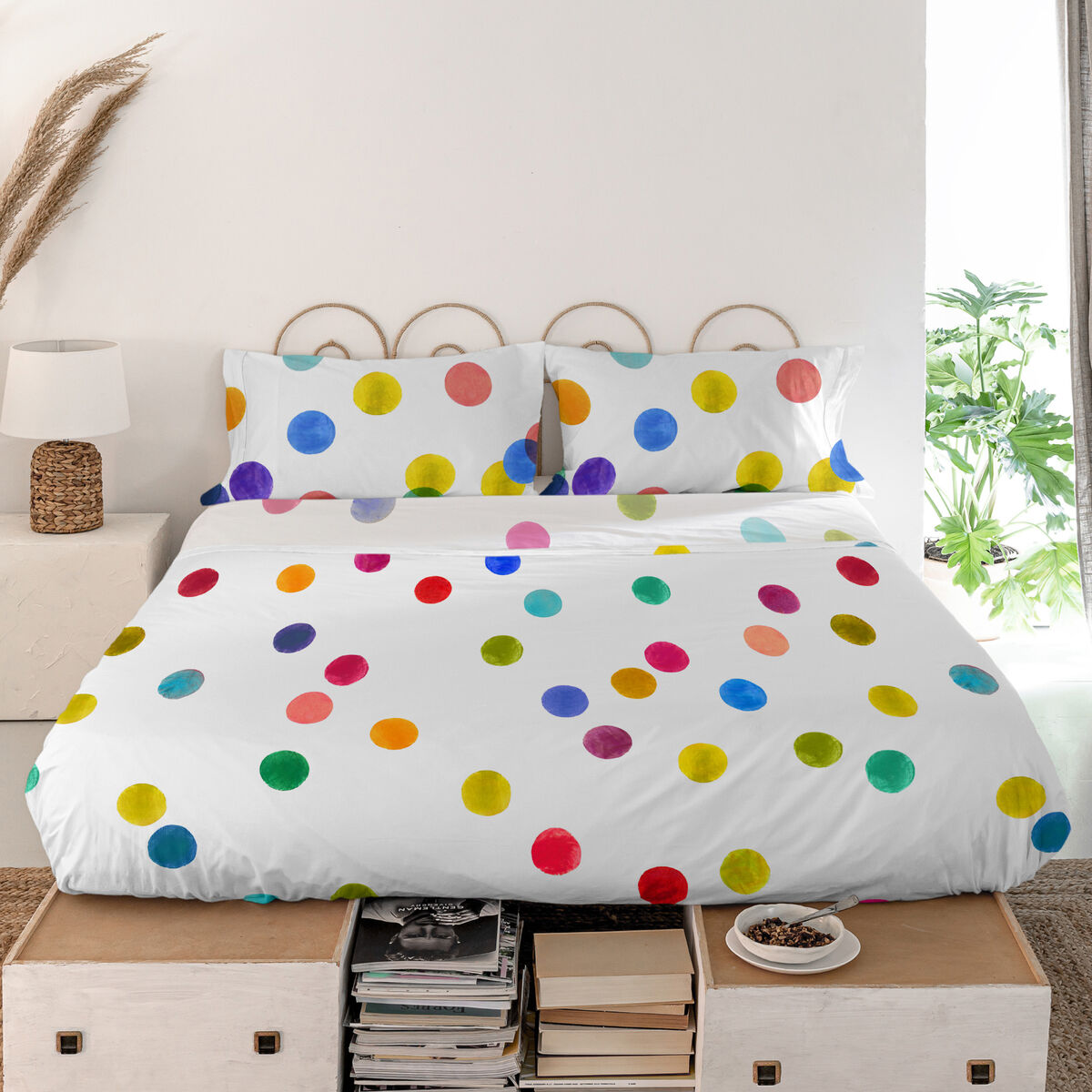 Lençol de cima HappyFriday Confetti Multicolor 240 x 270 cm (Confetti)